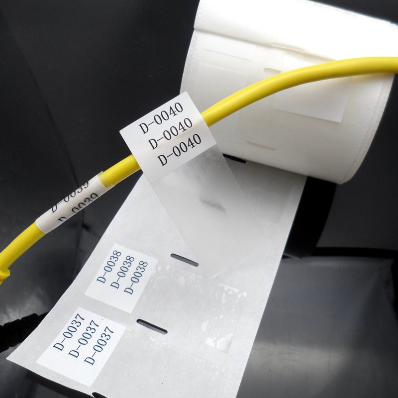 Network Cable Label Wrap-Around Waterproof Covering Film Communication Room Cable Label Sticker Category 56 Network Cable Label Marking