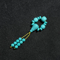 Набор фарфорового зеленого цвета (подходит для бусин диаметром 6-8 мм))