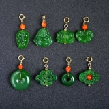 Натуральная яшма из нефрита, брелок, подвеска из грецкого ореха, аксессуар, Россия