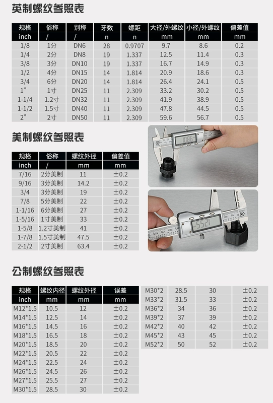 Ống dầu thủy lực nối ren đế quốc hình nón chuyển tiếp sang dây thẳng qua 2 phút 4 phút 6 phút 1 inch Miệng phẳng loại A giảm đường kính miệng