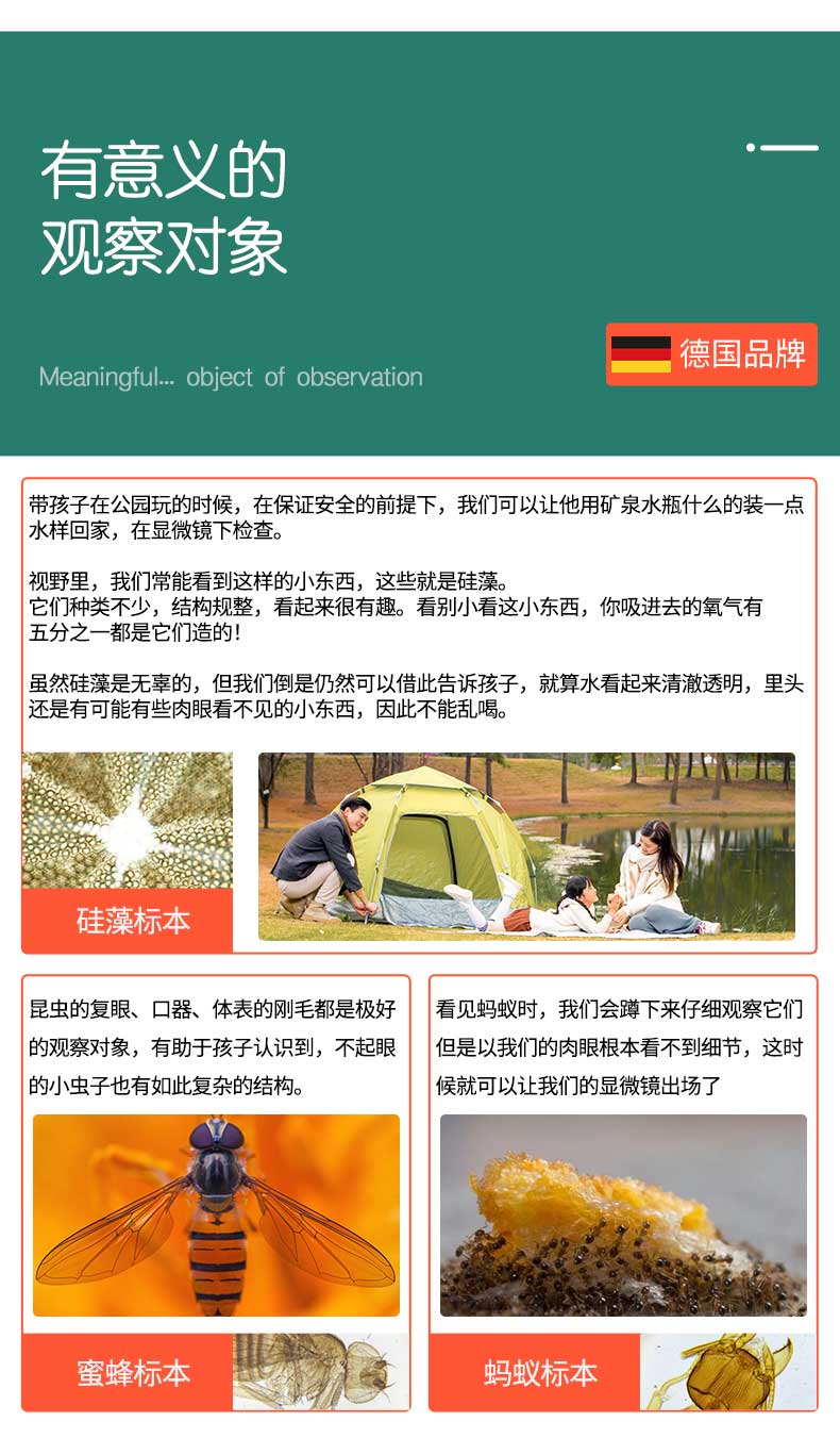 德国 宝视德 bresser 儿童专业显微镜 可连手机 图17