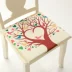 Cotton lanh mùa thu và mùa đông dày ăn ghế đệm phim hoạt hình xe sofa đệm sinh viên phân ghế văn phòng ăn ghế đệm