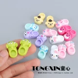 Мультяшная обувь, тапочки, кукольный домик, семейная детская игрушка