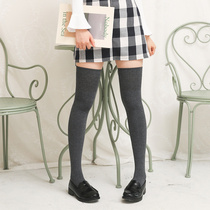  Comfortable wool Japanese spring and autumn thick knee-length warm long high tube student thigh-over-the-knee socks anti-crimping uniform