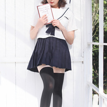  One period for a while summer fake thigh thin stockings over the knee girl JK college style bottoming stitching high tube pantyhose