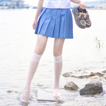 4 Double Dress Day Department Summer Ultra Slim JK Uniform Calf Socks and kneecap 100 hitch student Kit Core Silk Teenage Midcylinder Socks