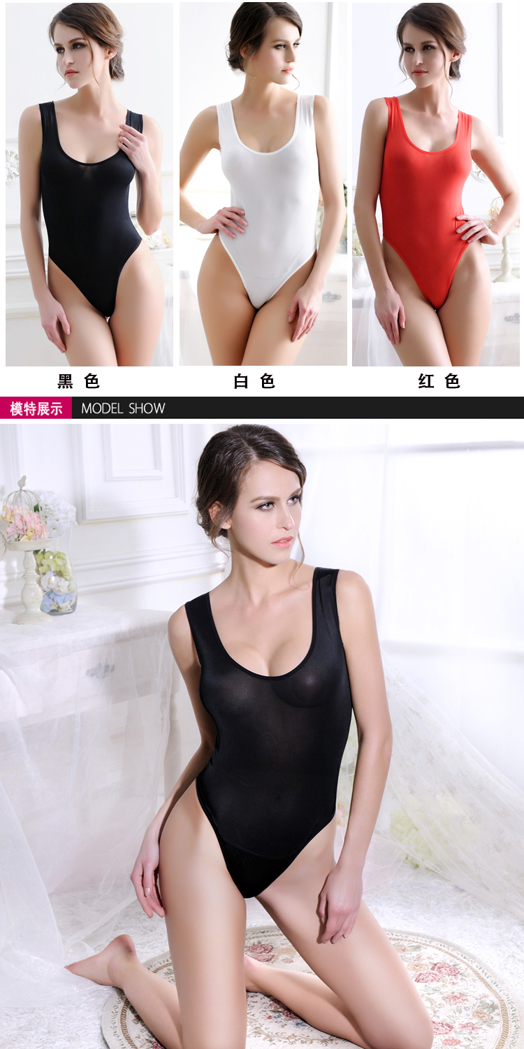 Đồ lót sexy nữ cám dỗ băng mượt căng chặt chẽ bodysuit vest sexy nóng eo cơ thể