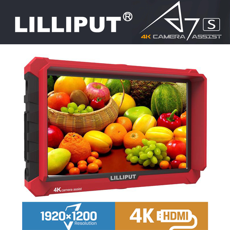 Lilipp A7S Full HD 7 inch 4K HDMI single eye monitor camera display micro single eye camera LCD screen