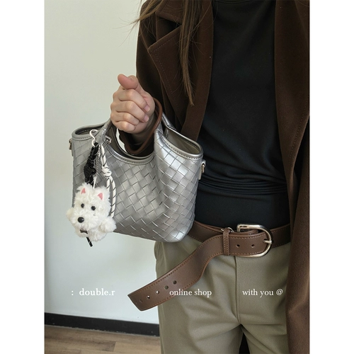 Оригинальная плетеная сумка через плечо, портативная сумка на одно плечо