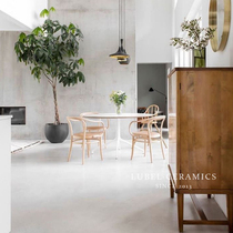 Six Bay Cream Wind Floor Tiles Micro Cement Tiles 800X800 Floor Brick 750 Living-room Toilet Wall Brick Matt