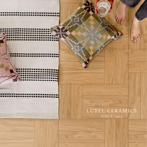 Six Bay Day Style Wood Grain Floor Brick Bedroom Balcony Tiles Living-room Floor Tiles 600x600 Kitchen Imitation Solid Wood Non-slip