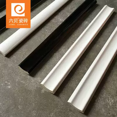 Waist line brick Tile accessories Closing corner brick Ohm line line brick Anti-collision guard strip Yin angle Nordic powder room foot line brick