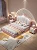 Children's Bed Girl Princess Crib Generation Simple Boy's Bed 1.5m Kidsren's Room Kids Storage Bed Bedroom Leather Bed