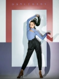 DanceBaby Latin Dance Service Service Женская осень и зимняя танцевальная одежда Новая профессиональная танцевальная одежда топ ZD239