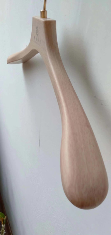Beech Wood Solid Thickened Hanger with Matte Metal Clips, Durable Beech Wood Solid Thickened Hanger with Matte Metal Clips, Durable