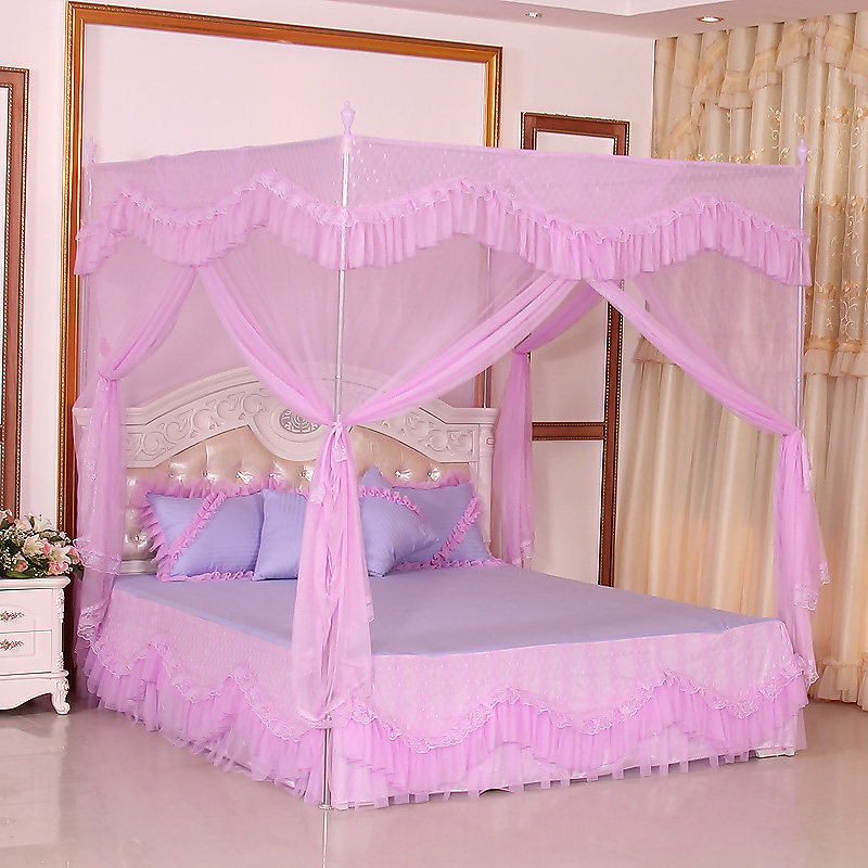 2020 New Romanti Palace Tints Ground Mosquito Nets Home 1 8m metre Bed Ledger Bracket Triple encryption