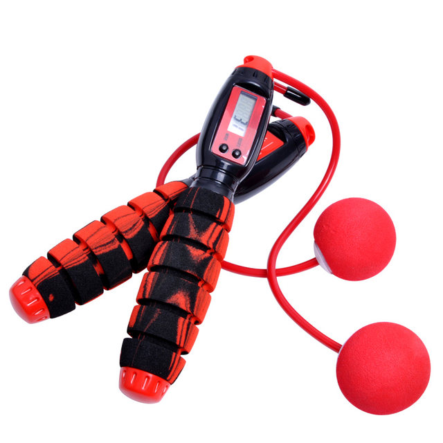 Skipping rope counting skipping rope fitness weight loss special weight-bearing cordless men and women sports training students high school entrance examination rope dual-use