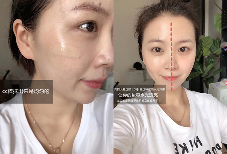 Net đỏ CC stick nước tàn nhang mặt bìa chỗ pen concealer kéo dài chính hãng không thấm nước giữ ẩm mụn marks