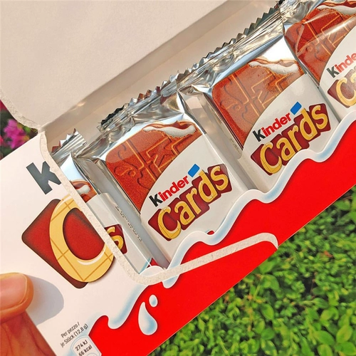 Европейская импортная закуска Kinder Jianda Milk Cocoa Chocolate Sandwich Prestige, хрустящее детское гиппокамп