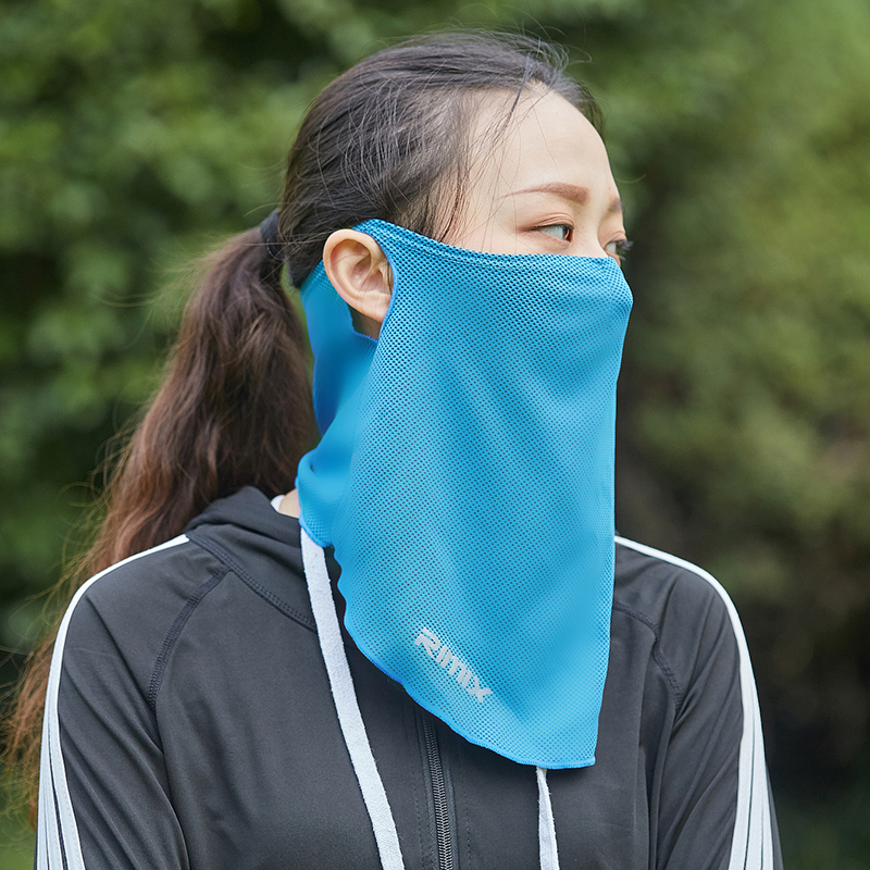 Shade mask Cold ice sensation sunscreen cover Neck Ear Hanging Face Towel Riding Protection Summer Sun cooling and breathable