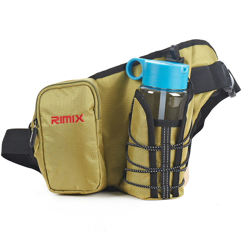 RIMIX Multifunctional Outdoor Sports Water Bottle Waist Bag Men's and Women's Travel Mountaineering Cycling Running Sports Leisure Bag