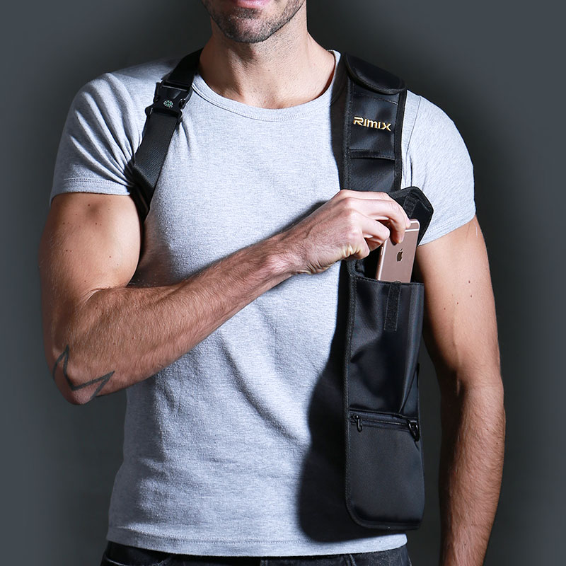 RIMIX fifth generation invisible armpit satchel Military fan tactical backpack anti-THEFT IPAD personal pocket wallet satchel
