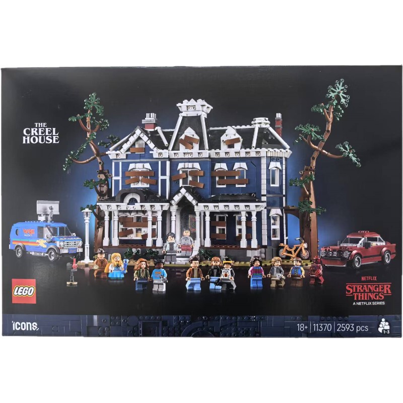 Lego 11370 Stranger Things Creel House Icons Building Block Model Educational Toy Gift