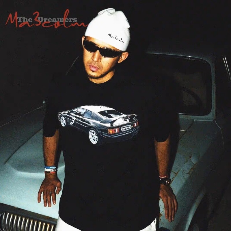 Ma3 Malcolm Kamiran Dream Series "Dreamcar" Sports Car Themed American Retro Short-Sleeved T-Shirt