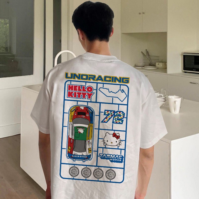 Unoracing X Hello Kitty Macau Grand Prix Limited Edition Short-Sleeved T-Shirt