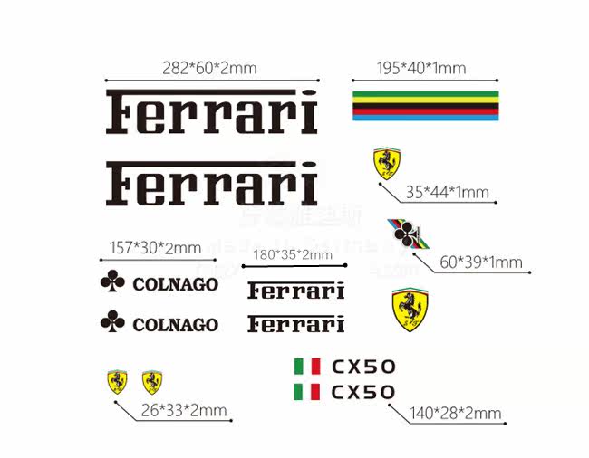 Autocollant pour vélo - Ref 2290860 Image 14