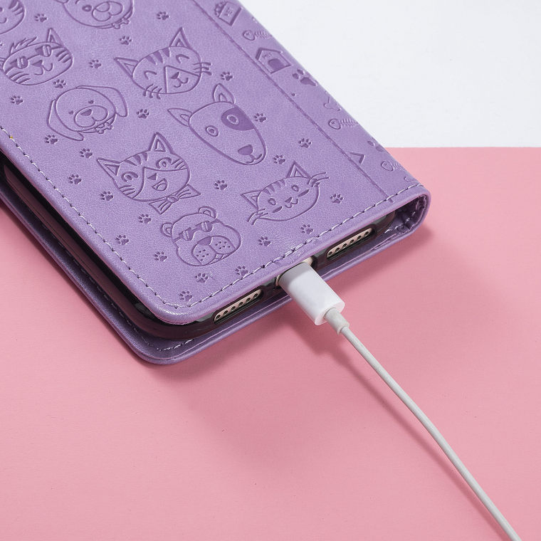 Girls ZenFone 9 ZS590KS Synthetic Leather Cartoon Wallets Folio Flip Soft Phone Case
