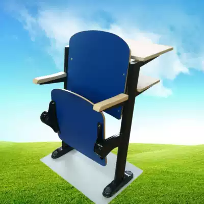 Ladder classroom row chair Seat Desk chair Self-weight rebound multi-layer board Desktop hard board auditorium chair