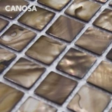 Каноша раковина мозаика фоновая настенная стена кофейные трибар