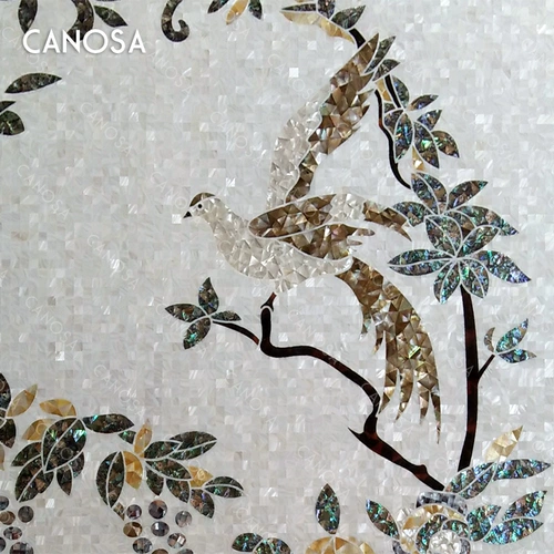 Каноша натуральная раковина резного крыльца фоновая европейская виноградная лоза, гостиная, зарегистрированная загадка мозаики