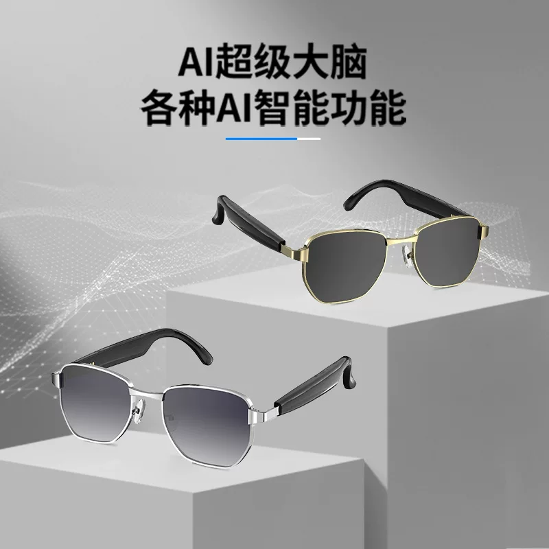 Умные универсальные очки солнечные, наушники, bluetooth