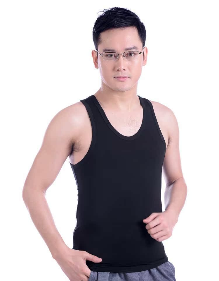 Đàn ông trung niên Modal mùa hè Vest cao cấp Sweat Vest mồ hôi Dad không tay lớn Kích cỡ giản dị áo lót thể thao 