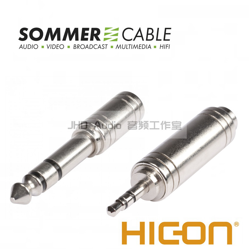 Imported German SOMMER HICON 6 35 to 3 5 6 5 to 3 5 to small three-core RCA TS conversion head