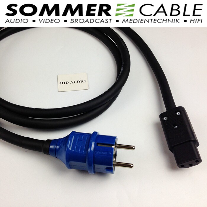 JHD Audio German SOMMER Sumau Peugever Power Cord German Equipment Private Line