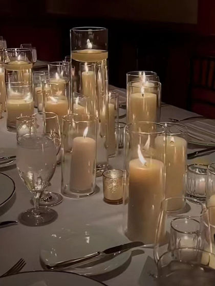 耐高温玻璃烛台欧式浪漫烛光晚餐情人节酒店婚礼生日派对蜡烛杯