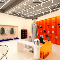 Acrylic Multifunction Exhibition Racks Ins Clothing Shop Middle Island display case Showcase Shop Window Decoration Props Customize