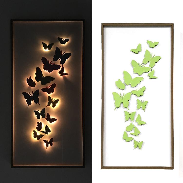LED modern minimalist American style can be bright wall hanging decoration wall decoration painting