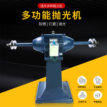 Polishing machine Industrial grade vertical double head electric grinding machine small desktop grinding machine stainless steel mirror treatment