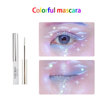 Waterproof mascara single head thick fiber curl non-fainting fashion makeup personality exaggerated creative Christmas hot sale