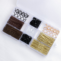 Explosive hairpin boxed clip one-word clip black suit hairpin whole box girl bangs invisible top clip head accessories