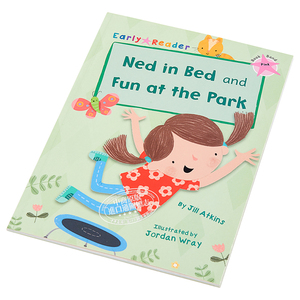 Ned in Bed and Fun at the Park 多彩阅读桥L1奈德的活动时间 低幼亲子分级阅读故事绘本 平装 英文原版【中商原版】