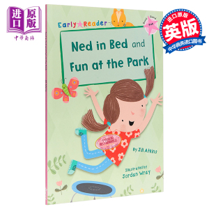 Ned in Bed and Fun at the Park 多彩阅读桥L1奈德的活动时间 低幼亲子分级阅读故事绘本 平装 英文原版【中商原版】