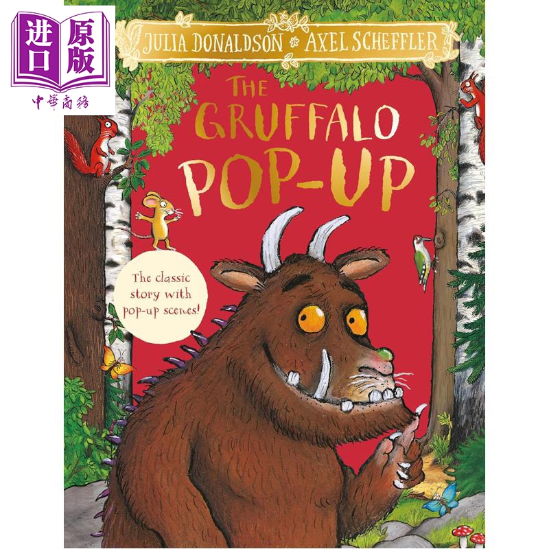 The Gruffalo Pop-Up English Original Edition Children's Pop-Up Book Animal Story Picture Book Imported Parent-Child Children's Book Julia Donaldson【Zhongshang Original Edition】 The Gruffalo Pop-Up English Original Edition Children's Pop-Up Book Animal Story Picture Book Imported Parent-Child Children's Book Julia Donaldson【Zhongshang Original Edition】