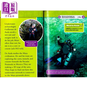 国家地理3级：考古学 National Geographic Readers 英文原版 7-12岁【中商原版】