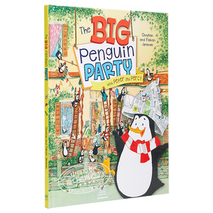 Christian Jeremies：企鹅派对 Penguin Party 精品绘本 儿童益智游戏书 亲子互动书籍 精装 英文原版 3-6岁【中商原版】