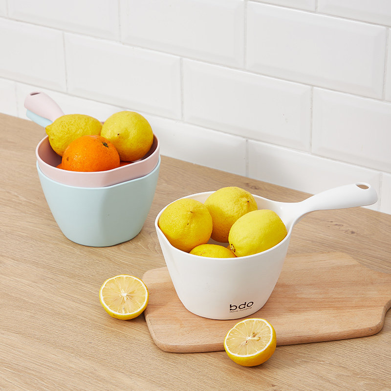 Water Spoon Kitchen Water Scoop Thickened Large Household Water Rinse Scoop Water Spoon Long Handle Plastic Creative Children's Bath Big Water Scoop